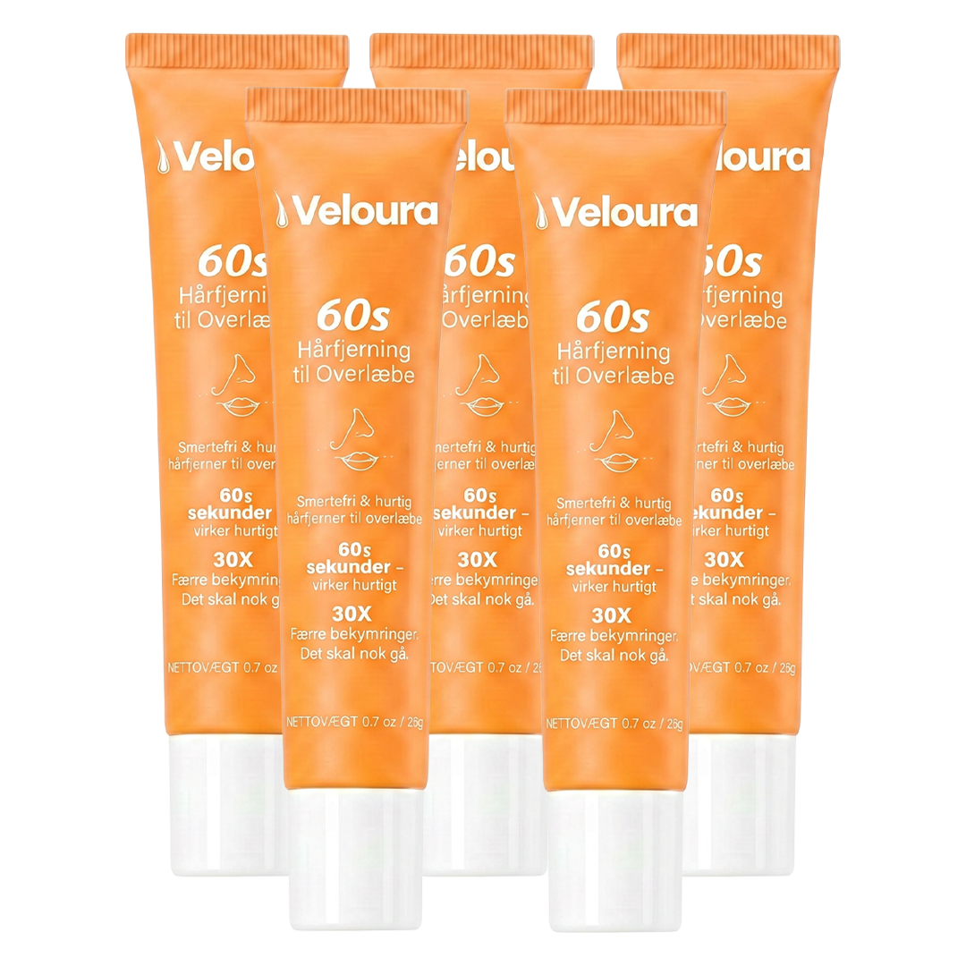 Veloura™ | Fjern uønsket ansiktshår på bare 60 sekunder!