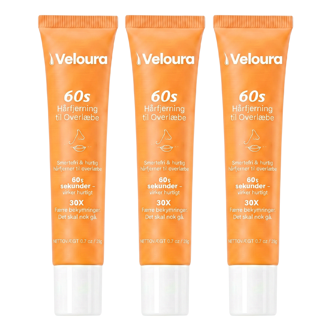 Veloura™ | Fjern uønsket ansiktshår på bare 60 sekunder!